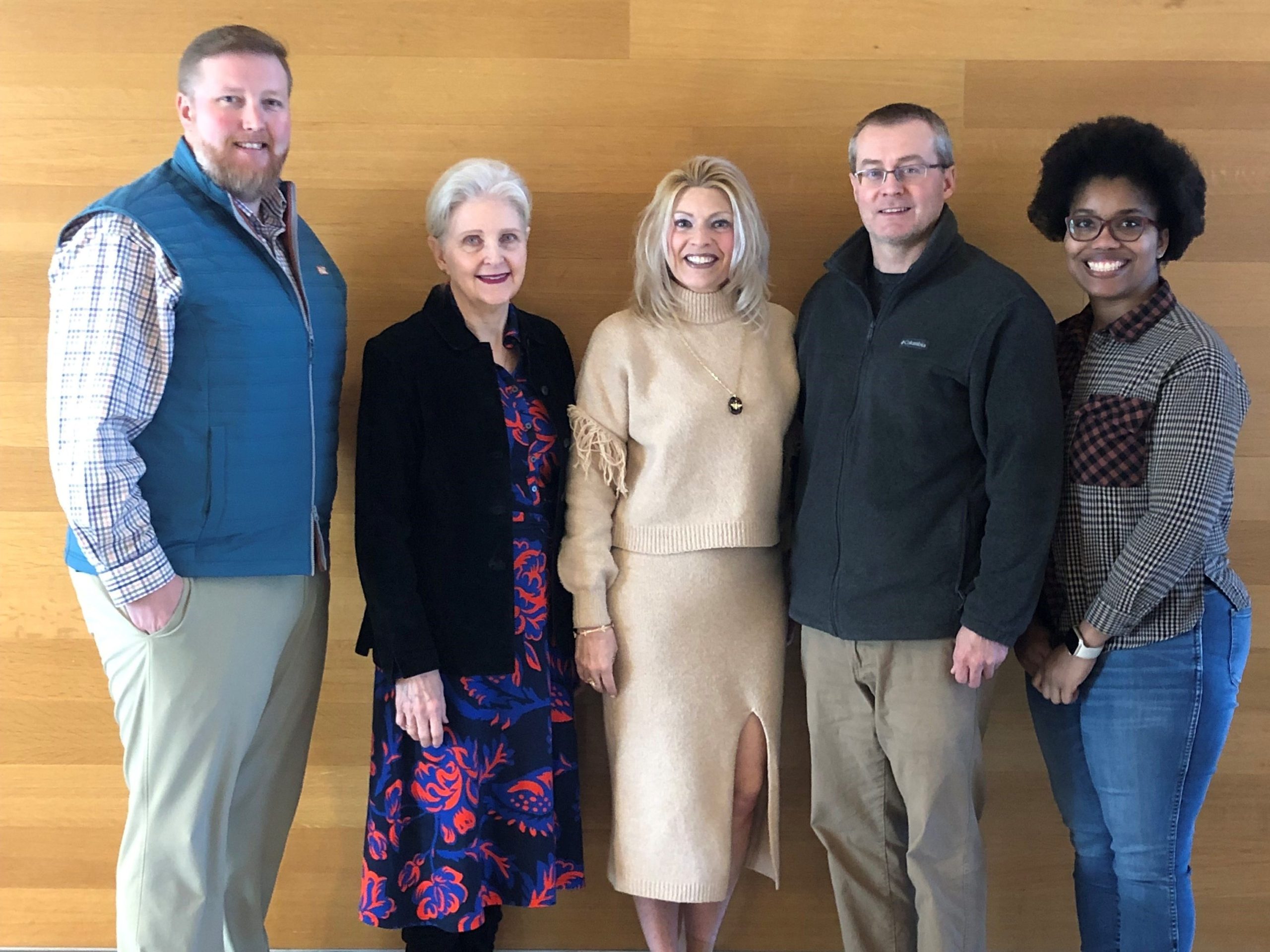 This image has an empty alt attribute; its file name is HarnettBoardPhoto_Feb2024-edited-scaled.jpg
From left, Nathan Rice (Vice President), Kathy Creed, Patricia Harmon-Lewis (President), Chris Stewart, Anna Bryant (former member).