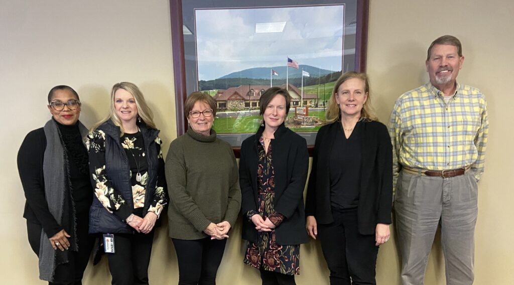 2025 ACCF board members, from left: Josette Glover, April Blevins, Linda Slade, Laura McPherson, Heidi Henderson, Marc Payne