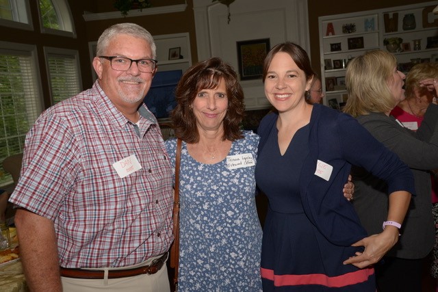 2025 Cary Women Giving Network nonprofit award representatives. From left: Dan Pike, President, Cary Downtown Farmers Market; Tamara Lapsley, Esteamed Coffee Co-Founder; Julie Walker, Esteamed Coffee Executive Director
