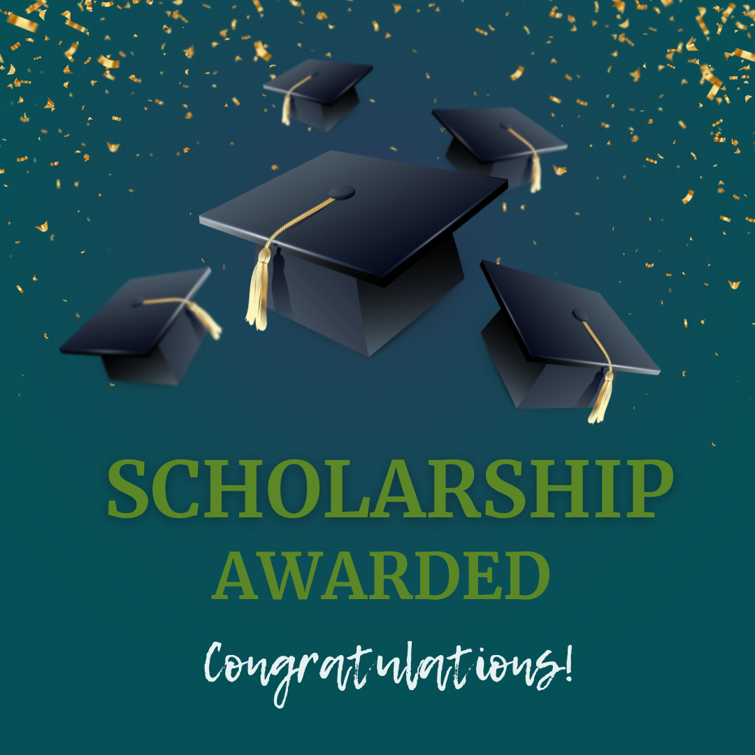 Scholarship awarded
Congratulations!